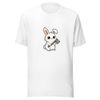 Whimsical Warrior Bunny Tee - front - mockup