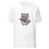 Galactic Kitty Adventure Tee - front - mockup