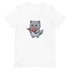 Galactic Kitty Adventure Tee - front - Front - mockup