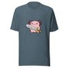 Axolotl Warrior Tee - front - mockup