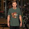 Warrior Squirrel Graphic Tee - front - mockup