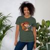 Warrior Squirrel Graphic Tee - front - mockup