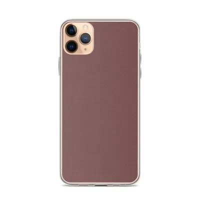 deep burgundy woven textile texture in rich merlot tones with subtle dot pattern across the entire surface on mockup Deep Burgundy Texture Clear Case - default view