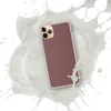 Deep Burgundy Texture Clear Case for iPhone — deep burgundy woven textile texture in rich merlot tones with subtle dot