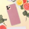 Rosy Diagonal Stripe Clear Case for iPhone — diagonal twill-weave stripe pattern in warm rose pink and crisp white repeating