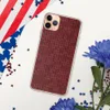 Crimson Knit Texture Clear Case for iPhone — close-up of a deep crimson knitted fabric with repeating V-stitch rows