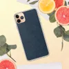 Midnight Navy Texture Clear Case for iPhone — dense horizontal grain texture in deep navy and dark indigo tones with subtle