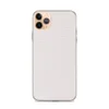 Pure Clarity Minimal Clear Case for iPhone — solid white woven textile texture with subtle natural fiber variation