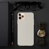 Woven Linen Texture Clear Case for iPhone — close-up woven textile pattern in soft taupe and cream tones with a fine