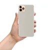 Woven Linen Texture Clear Case for iPhone — close-up woven textile pattern in soft taupe and cream tones with a fine