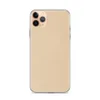 Desert Sand Minimalist Clear Case for iPhone — soft warm beige speckled texture resembling desert sand on a light tan