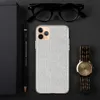 Stone Gray Texture Clear Case for iPhone — close-up of light gray concrete surface with subtle vertical striations