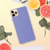Periwinkle Woven Texture Clear Case for iPhone — fine checkerboard woven pattern in periwinkle blue with subtle tonal
