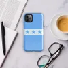 Glossy Seven Stars Blue Stripe Tough Case for iPhone — seven blue five-pointed stars on a white horizontal stripe