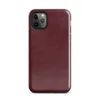 Glossy Deep Crimson Velvet Shield Tough Case for iPhone — deep crimson mottled texture with shifting burgundy tones