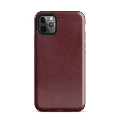 deep crimson mottled texture with shifting burgundy tones resembling aged velvet or worn leather on a dark red background on Glossy Deep Crimson Velvet Shield - default view