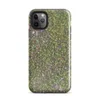 Glossy Forest Floor Moss Texture Tough Case for iPhone — aerial close-up photograph of vivid green moss covering forest