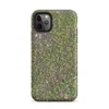 Matte Forest Floor Moss Texture Tough Case for iPhone — aerial close-up photograph of vivid green moss covering forest