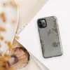 Glossy Urban Decay Rust Texture Tough Case for iPhone — weathered gray surface with scattered patches of rust, burnt sienna