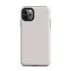 plain soft white woven textile texture with subtle light variation across a clean, uniform surface on Matte Clean Slate Pure White Tough Case for iPhone - default view