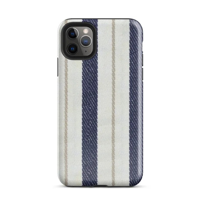 Coastal Ticking Stripe Classic Tough Case for iPhone