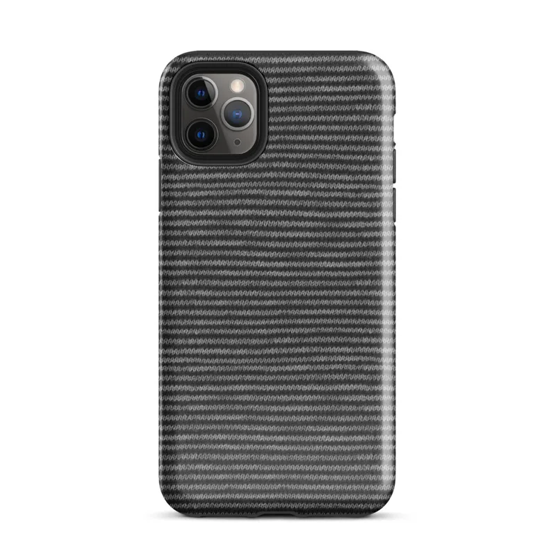 Carbon Weave Knit Texture Tough Case for iPhone
