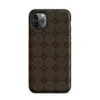 dark brown octagonal tile pattern with small diamond accents at intersections, resembling aged cobblestone in a top-down perspective on Matte Dark Cobblestone Armor Tough Case for iPhone - default view