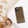 close-up crackled leather surface in warm caramel and amber tones with a fine organic veined pattern on Glossy Aged Leather Texture Tough Case for iPhone - default view