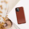 deep crimson-red surface with a subtle crackled mosaic texture, uniform tone-on-tone pattern on a rich scarlet background on Glossy Crimson Ember Tough Case for iPhone - default view