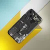Glossy Circuit City MagSafe Tough Case for iPhone — dense isometric circuit board and industrial machinery blueprint