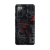 Matte Circuit Warfare Armor Tough Case for Samsung — densely packed mechanical circuit board panels in dark steel gray
