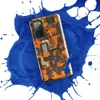 Glossy Circuit Camo Mech Warfare Tough Case for Samsung — dense cyberpunk camouflage pattern of interlocking circuit board