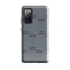 Glossy Steel Grid Dot Matrix Tough Case for Samsung — repeating grid of small dark dot clusters arranged in pairs on a cool