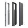 Glossy Steel Grid Dot Matrix Tough Case for Samsung — repeating grid of small dark dot clusters arranged in pairs on a cool
