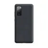 Matte Dark Grid Slate Tough Case for Samsung — uniform dark charcoal grid of square tiles with fine dark lines and subtle