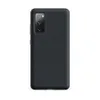 Matte Slate Grid Tough Case for Samsung — staggered rectangular tile grid pattern in deep charcoal and dark slate gray tones