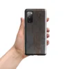 Glossy Rusted Iron Fortress Tough Case for Samsung — heavily weathered steel plate with streaks of orange rust bleeding