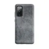 Matte Scratched Steel Armor Tough Case for Samsung — scratched brushed steel surface with fine random score marks, rust