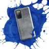 Glossy Scratched Steel Armor Tough Case for Samsung — scratched brushed steel surface with fine random score marks, rust