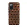 Matte Industrial Rust Perforated Metal Tough Case for Samsung — heavily rusted perforated metal plate with scattered drill