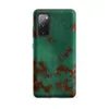 Matte Patina Copper Corrosion Tough Case for Samsung — aged copper surface with teal verdigris patina and exposed