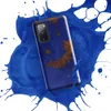Glossy Cobalt Rust Storm Tough Case for Samsung — cobalt blue painted surface with scattered rust-orange oxidized patches
