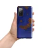 Glossy Cobalt Rust Storm Tough Case for Samsung — cobalt blue painted surface with scattered rust-orange oxidized patches