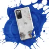 Glossy Rusted Decay Peeling Paint Tough Case for Samsung — photorealistic peeling white paint revealing steel-gray primer