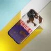 Glossy Sector 4B Rust and Steel MagSafe Tough Case for iPhone — peeling white paint over rusted metal surface with a bold