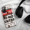 Glossy Danger Do Not Enter Tough Case for Samsung — weathered metal warning sign with red oval danger badge and black