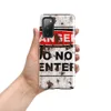 Glossy Danger Do Not Enter Tough Case for Samsung — weathered metal warning sign with red oval danger badge and black