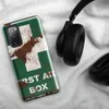 Glossy Rusted First Aid Tough Case for Samsung — weathered teal green first aid box sign with white cross over chipped paint