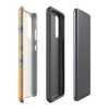 Glossy Urban Decay Weathered Wall Tough Case for Samsung — peeling golden-yellow paint over cracked grey plaster