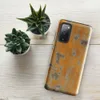 Glossy Urban Decay Weathered Wall Tough Case for Samsung — peeling golden-yellow paint over cracked grey plaster